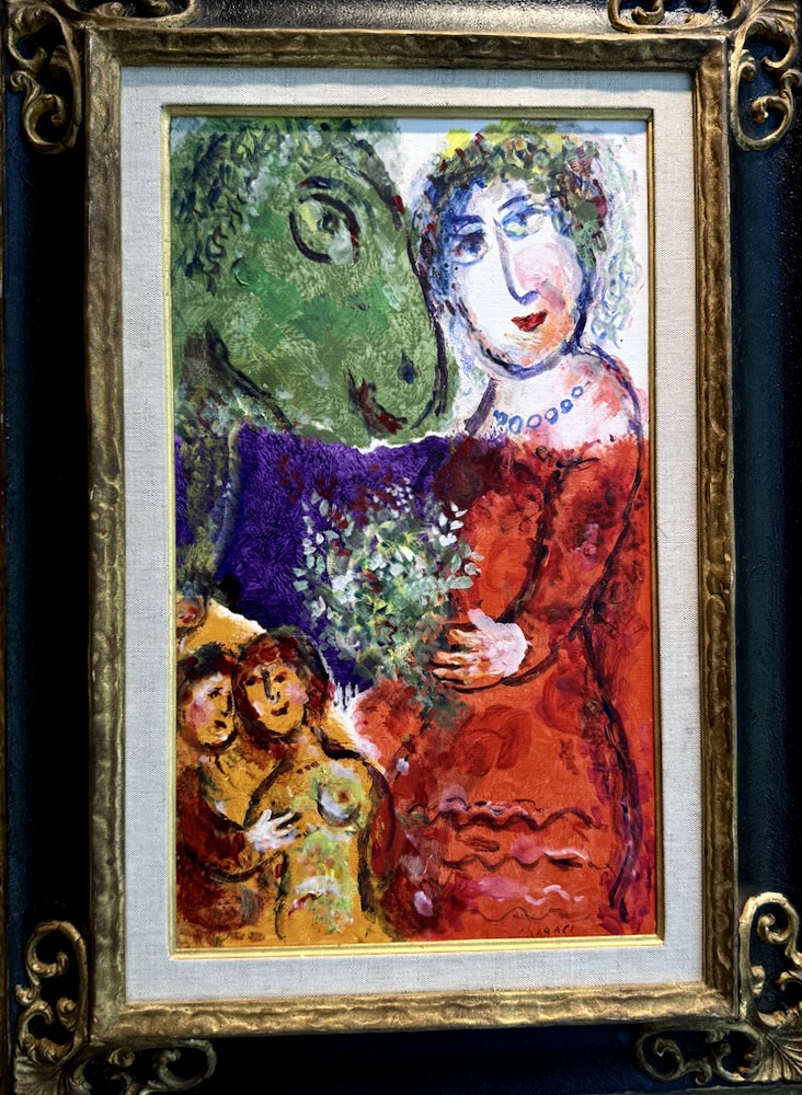 Marc Chagall La Femme en rouge