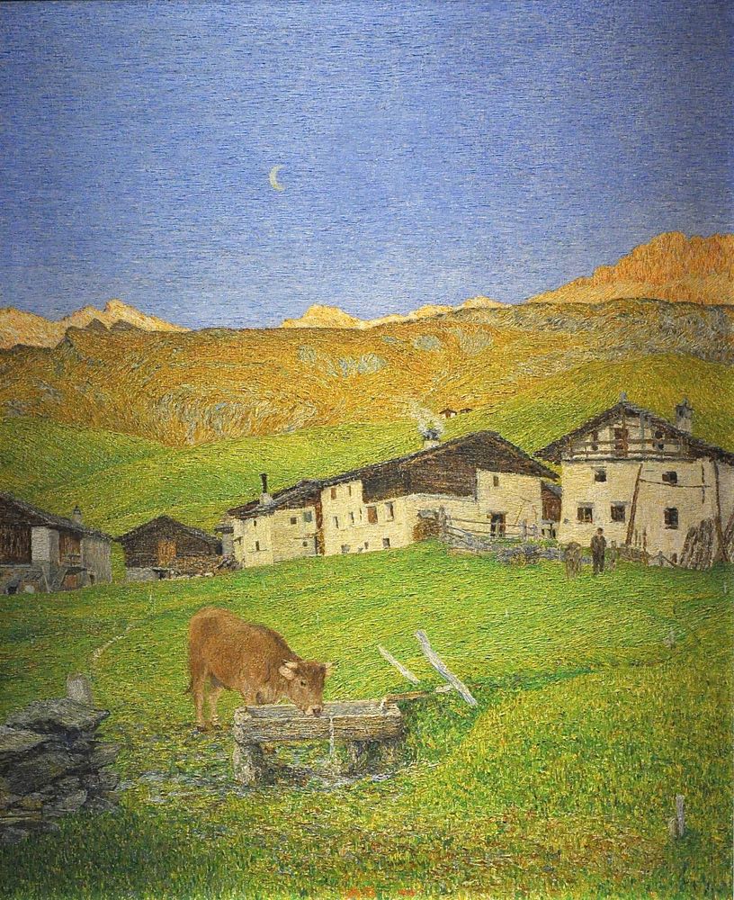Painting Gottardo SEGANTINI