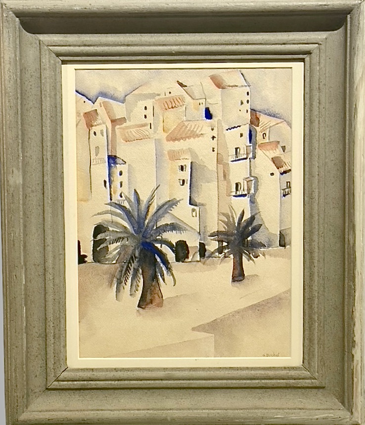 Gustave Buchet Petit village près du Lavandou