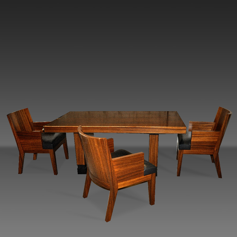 Table and 4chairs