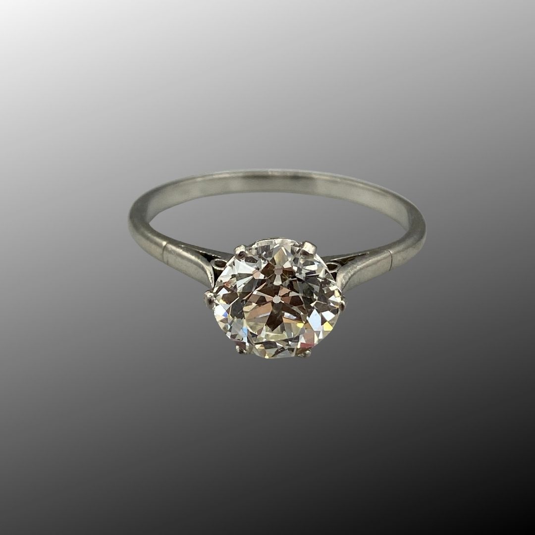 Solitär Diamant Ring 