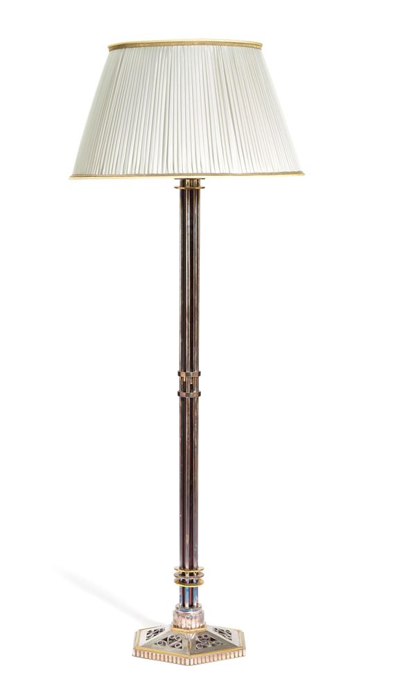 Image Floor lamp Paris ca 1930 H: ca. 170 cm