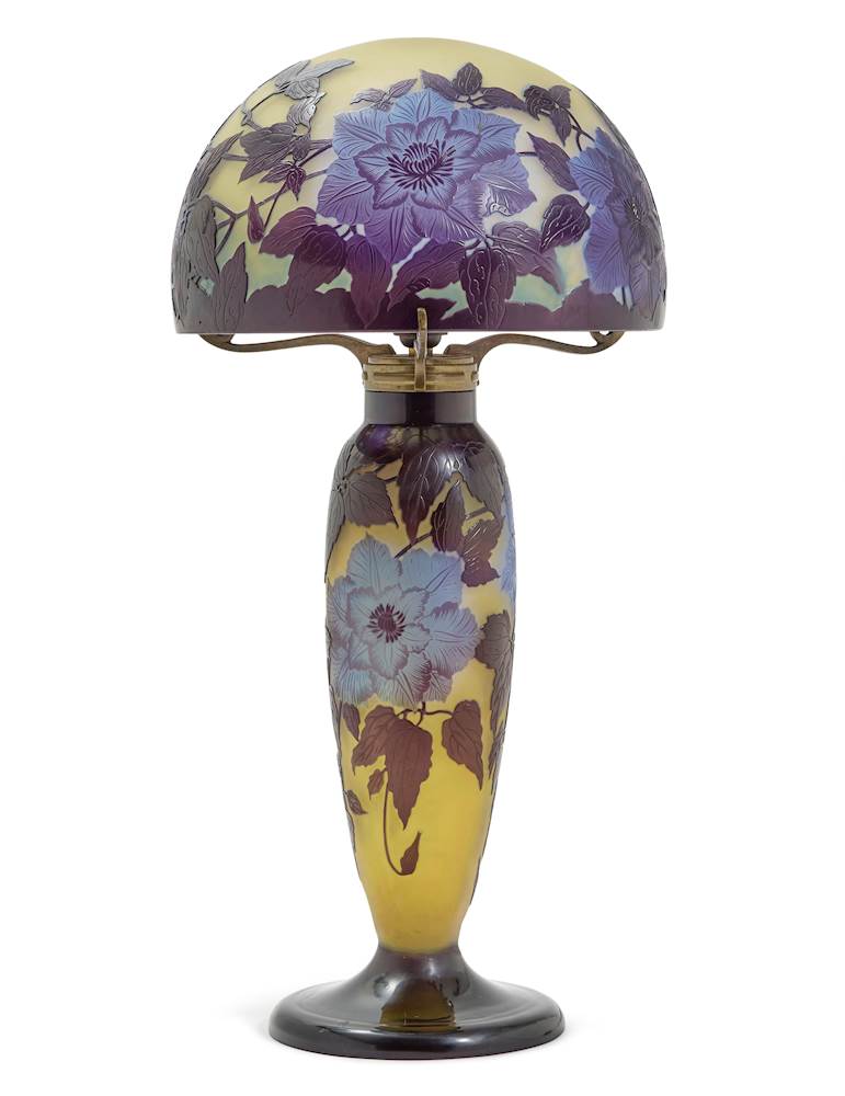 EMILE GALLE TISCHLAMPE, um 1900