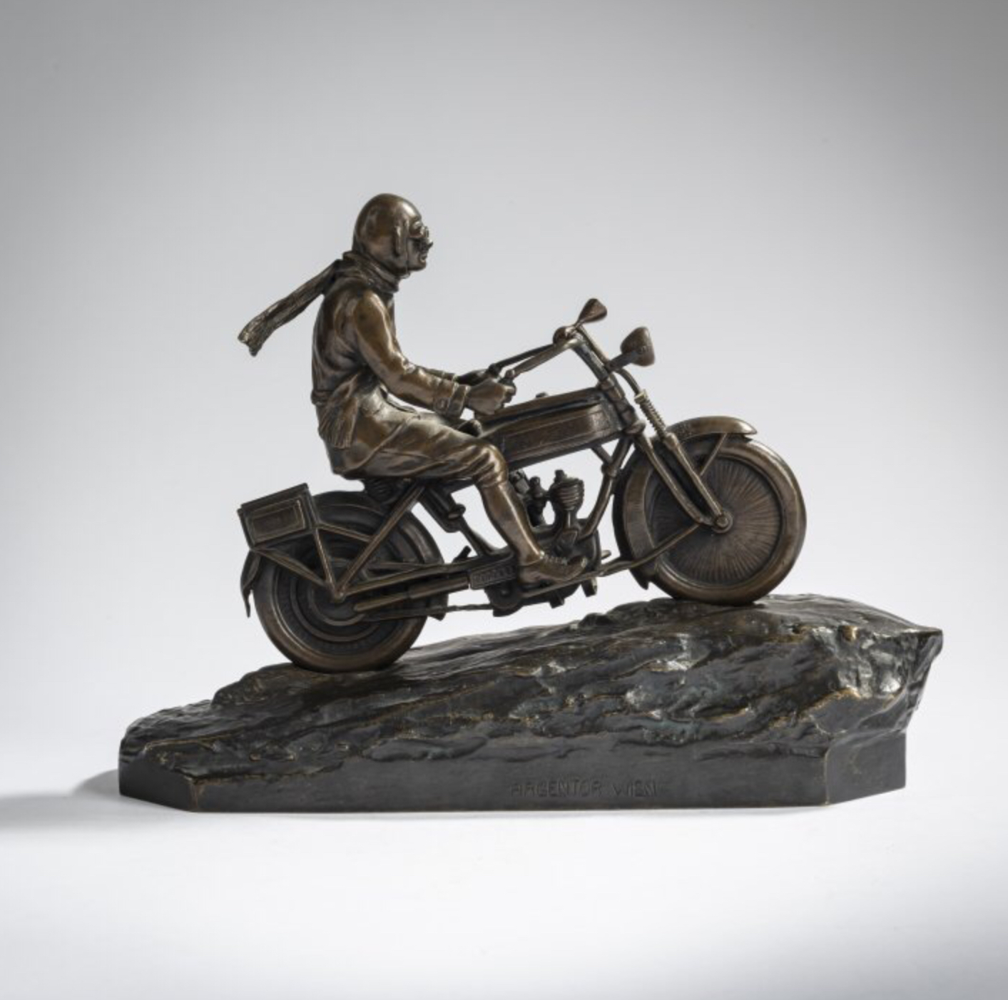 Richard Thuss Motorradfahrer, 1920er Jahre