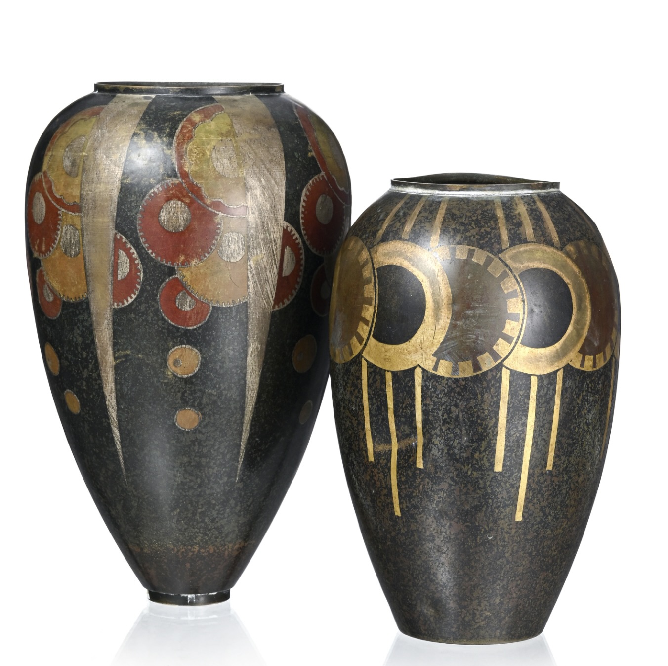 ENSEMBLE DE 2 VASES ART DÉCO